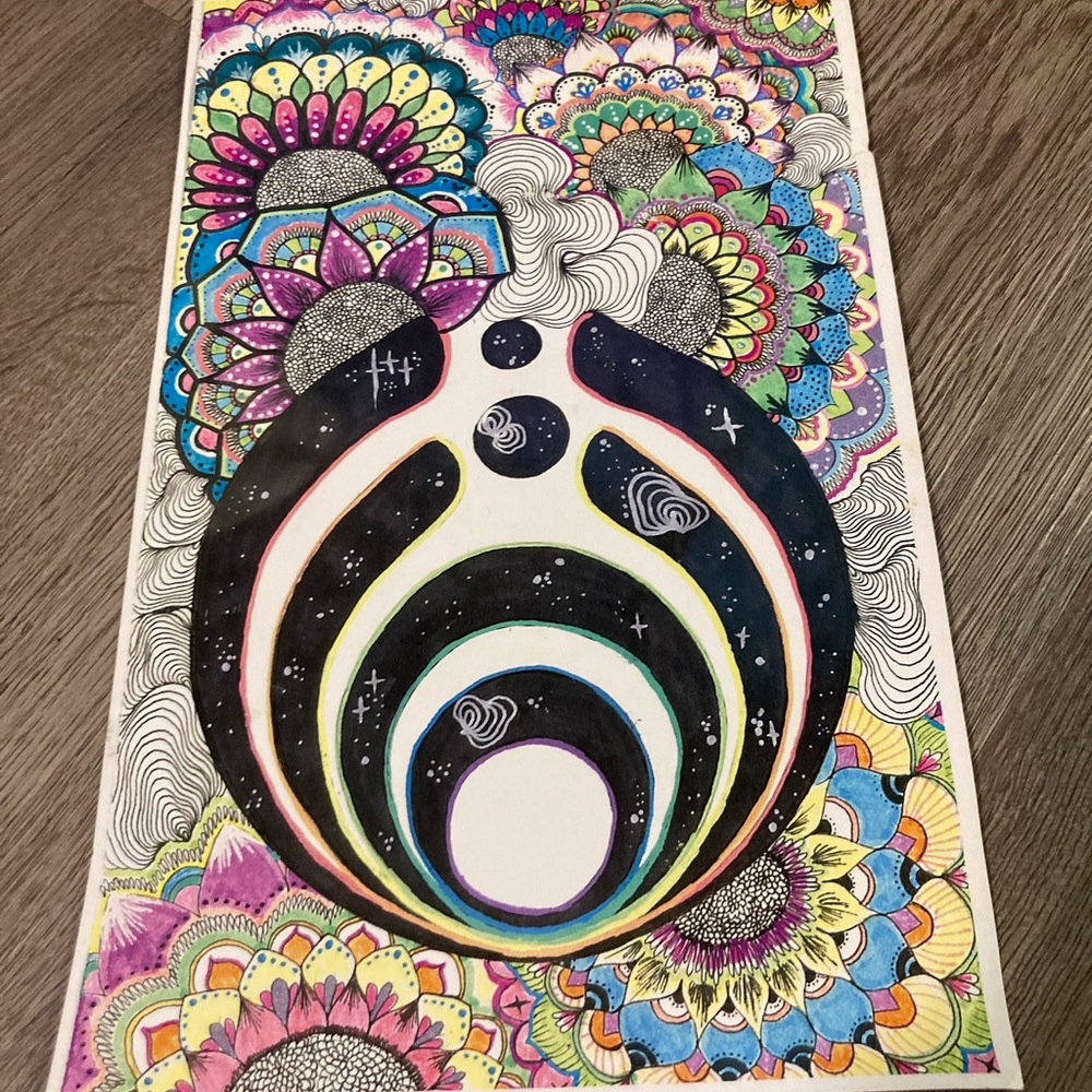 Colorful Abstract Bassnectar Art Print